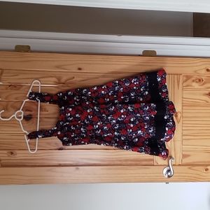 Hot Topic rose with skulls dress